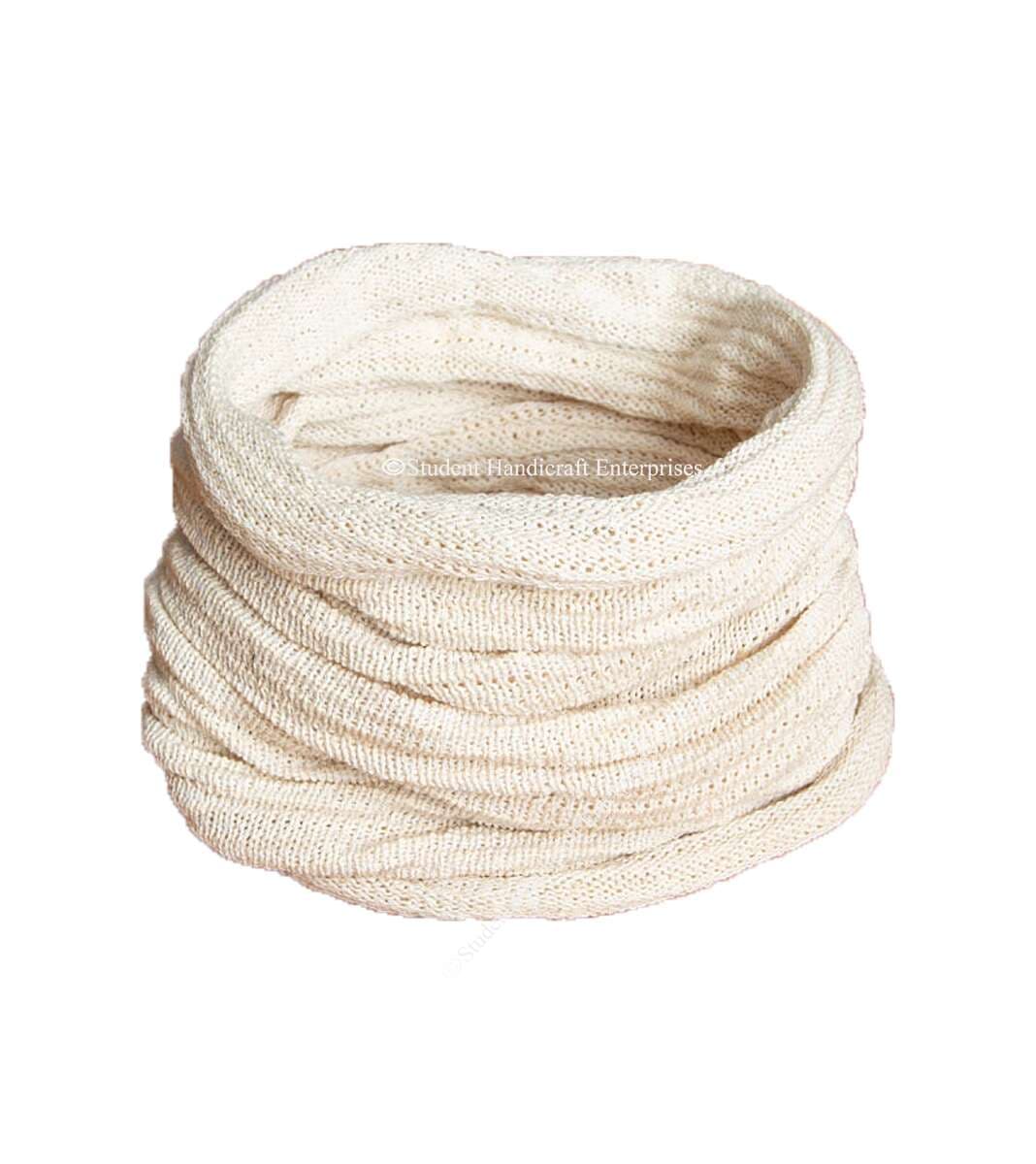 White Cotton Headwear